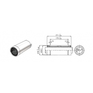 بلبرینگ خطی LM60L ساخت کره