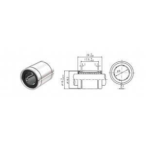 بلبرینگ خطی LM8 AJ ساخت کره